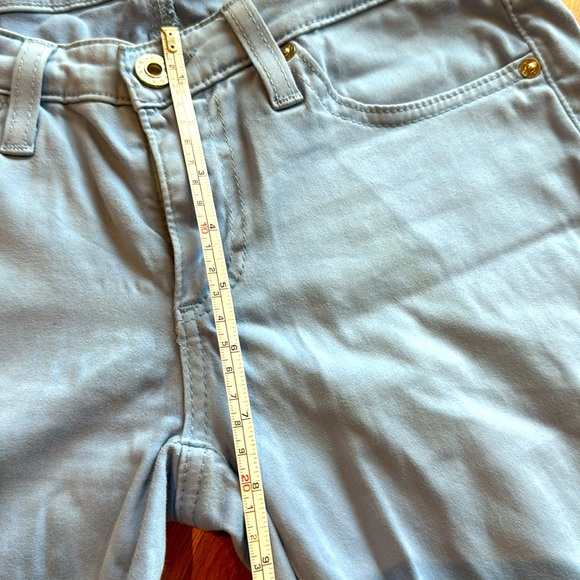 AG Adriano Goldschmied Womens 26 Reg The Stilt Cigarette Leg Jeans Neon Blue 26R - Picture 10 of 12